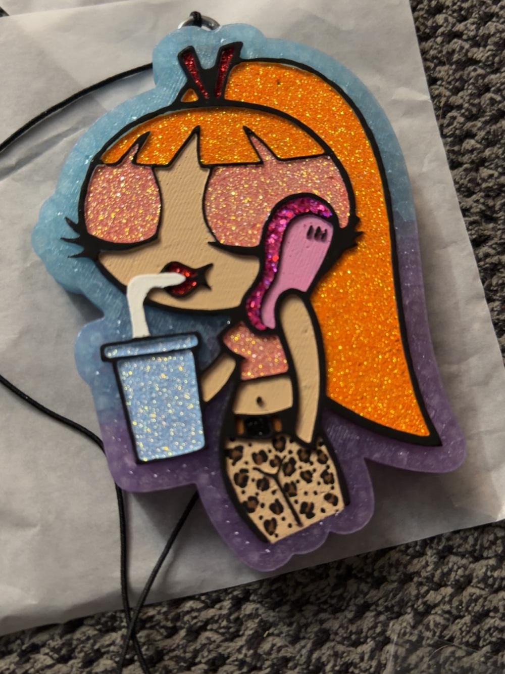 Power Puff Girls Freshie ( Champagne Toast)